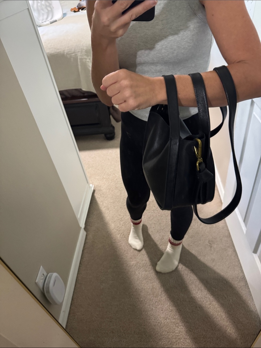 Madewell Black Leather Shoulder Bag - Picture 12 of 12